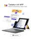inateck Keyboard Surface gray Sureface Pro 8-11 Com. QWERTZ