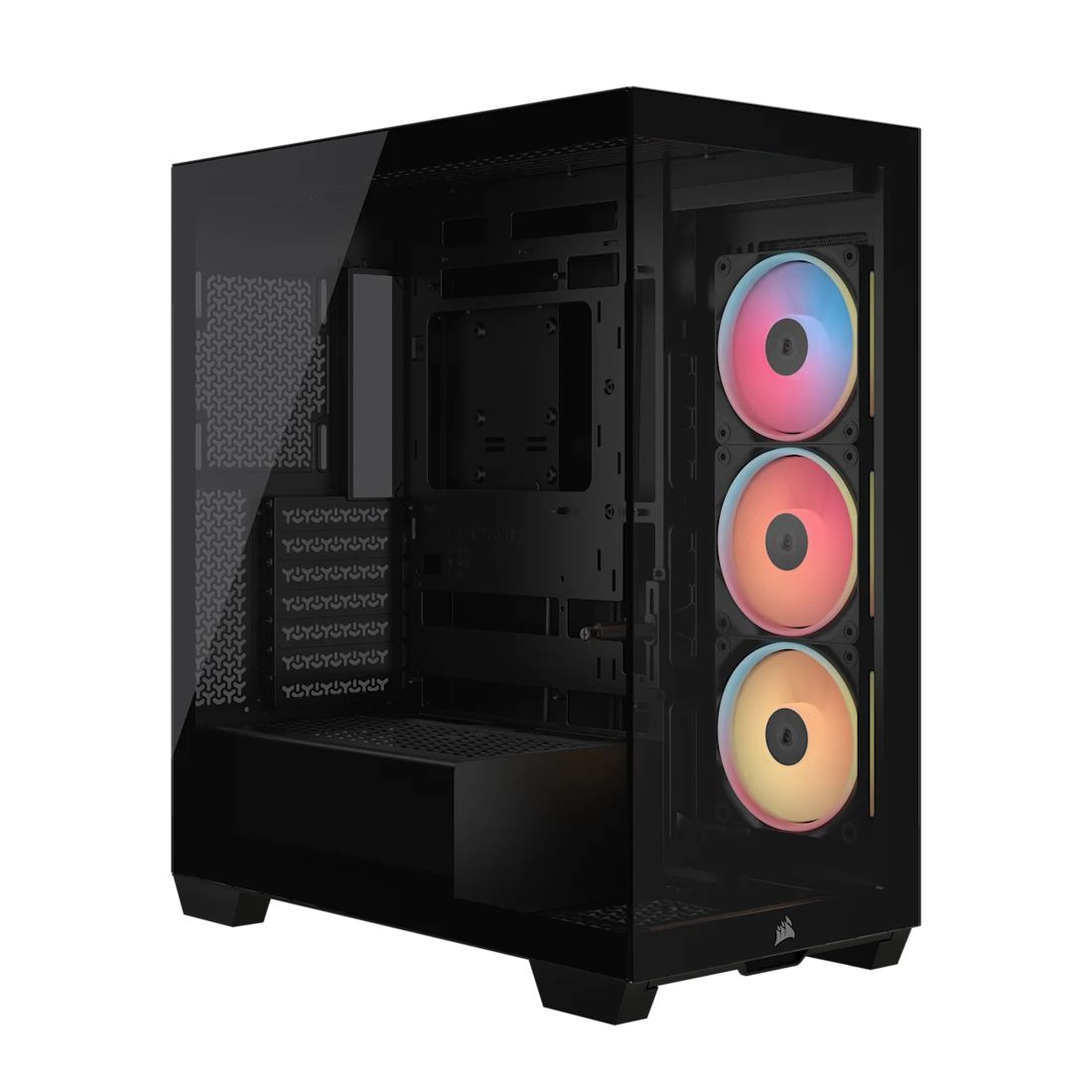 CORSAIR Geh Midi 3500X LXR LINK (Αυξομειωμένο Γυαλί) Μαύρο
