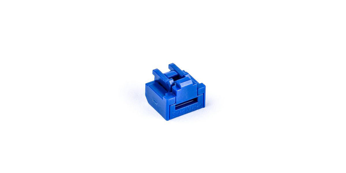 SmartKeeper Basic "RJ45 Port" Blocker dunkelblau 10 Stk.+Key