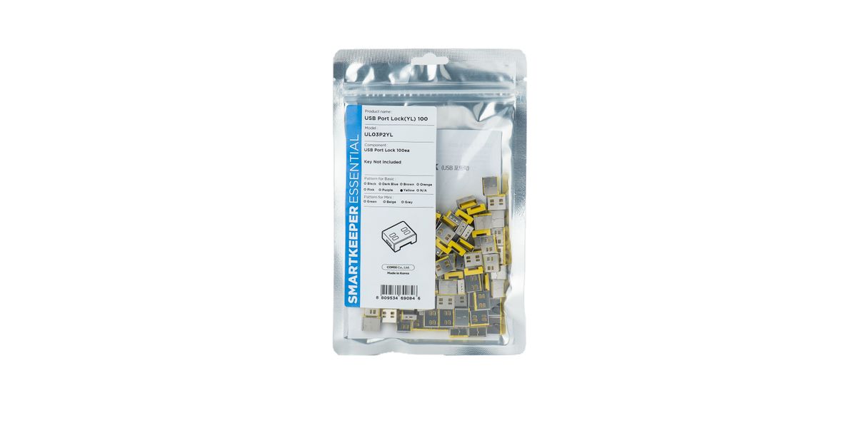 SmartKeeper Basic "USB-A Port" Blocker gelb       100 Stk.
