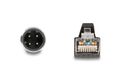 DELOCK M12 Kabel D-kodiert 4 Pin St. zu RJ45 St. PUR(TPU) 5m