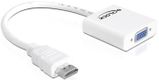 DELOCK HDMI Adapter A -> D-Sub15 St/Bu weiß