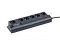 gembird Steckdosenleiste 6fach Ü-Schutz/Programmierb./USB-An