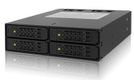 Backplane IcyDock 4x6,3cm SATAI-III in 1x5,25" HDD/SSD sw