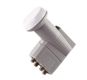 Schwaiger Quad-Switch LNB 4 Sat. Wetterfest Grau