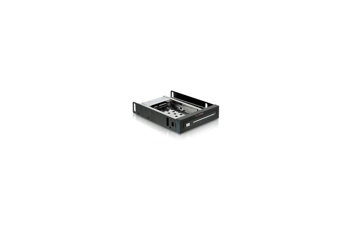 DELOCK Wechselrahmen 1x 2,5" SATA HDD in 3,5" Schacht sw