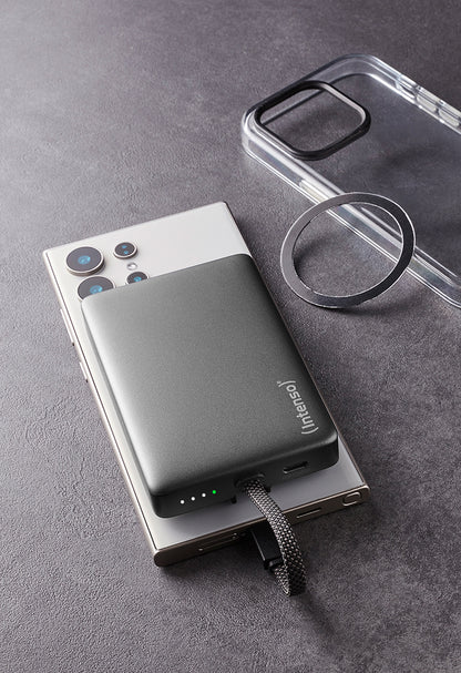 Intenso Powerbank MC10000  black 10000 mAh magnetic m. Metallring