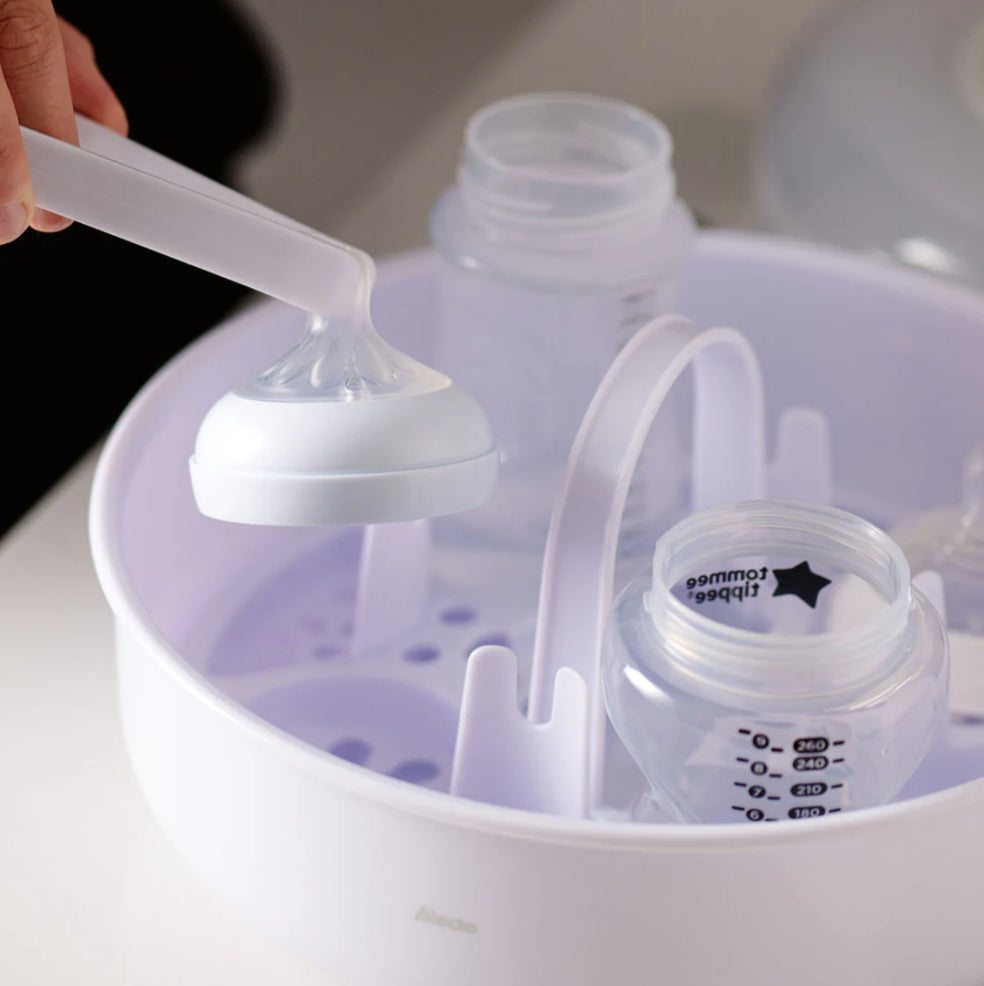 Alecto BW-04 Microwave Bottle Sterilizer White