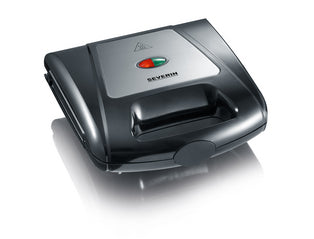 Severin 3in1 Sandwich-Toaster SA 2968 (schwarz/edelstahl, 1.000 Watt, mit 3 Platten-Sets)