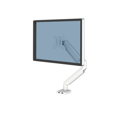 Fellowes Platinum Series Single Monitor Arm white