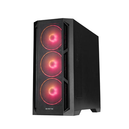 Chieftec PC Case GA-01B-L-OP APEX LUMO Midi Tower Black