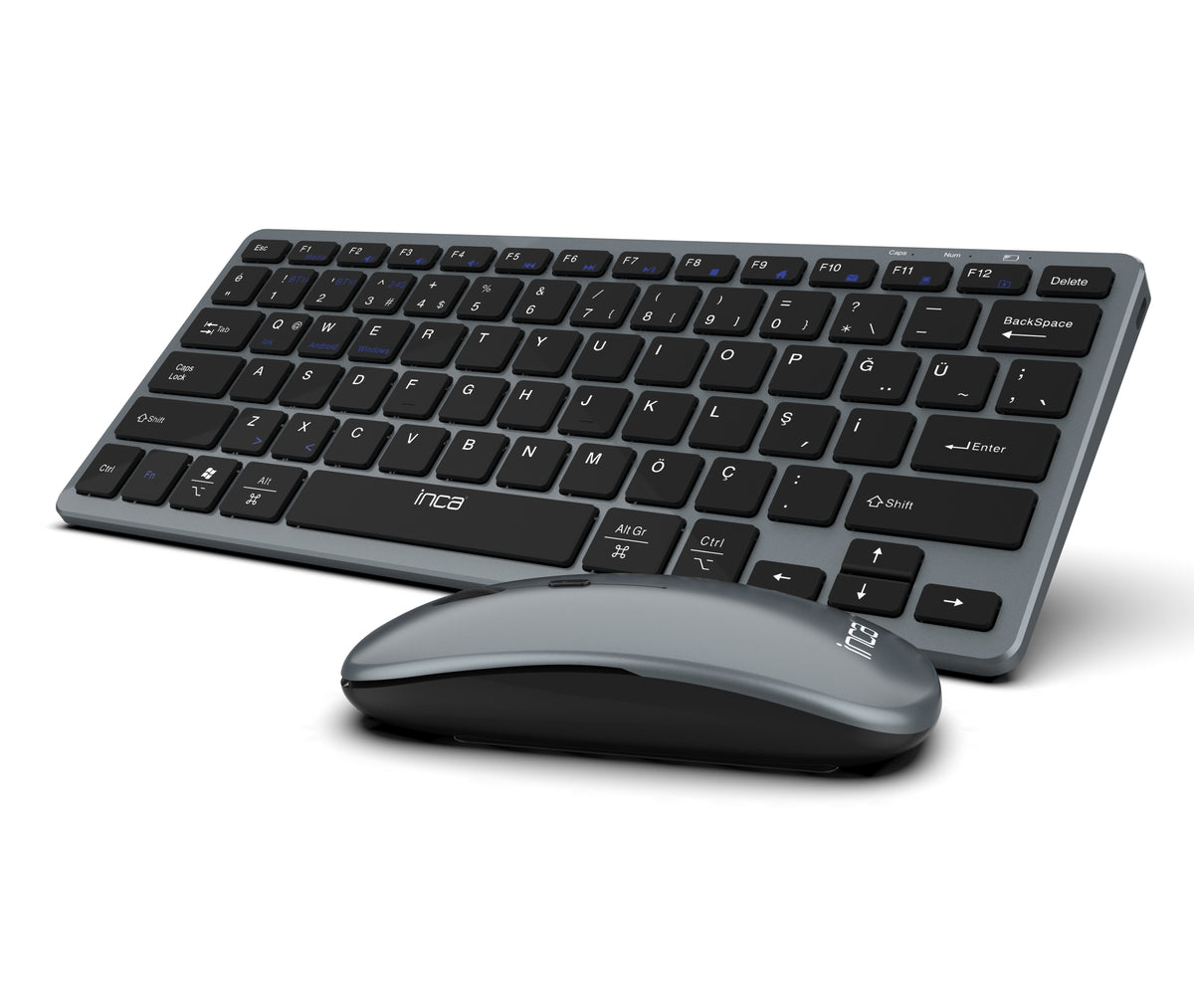INCA Keyboard+Mouse IBK-572BT BT 3.0/5.0 Smart DE-Layout Black