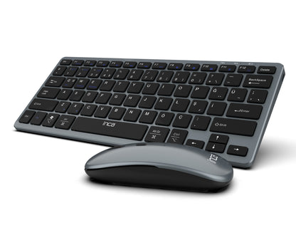 INCA Keyboard+Mouse IBK-572BT BT 3.0/5.0 Smart DE-Layout Black