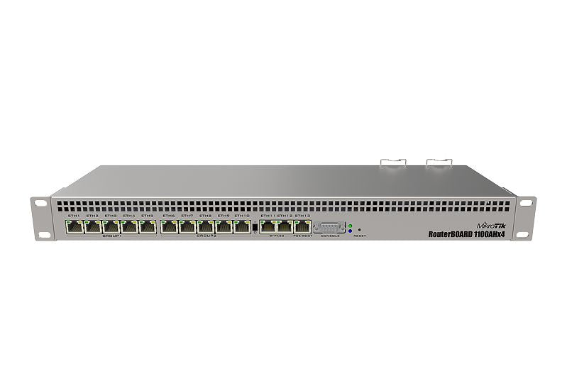 Mikrotik RB1100AHx4 Wired Router Gigabit Ethernet Stainless Steel