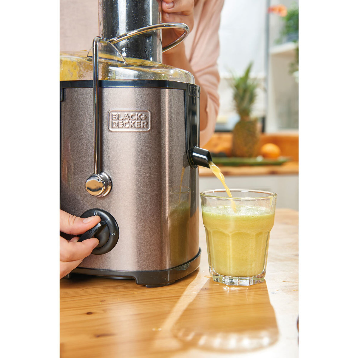 Juicer Black+Decker BXJE600E  (600W; black)