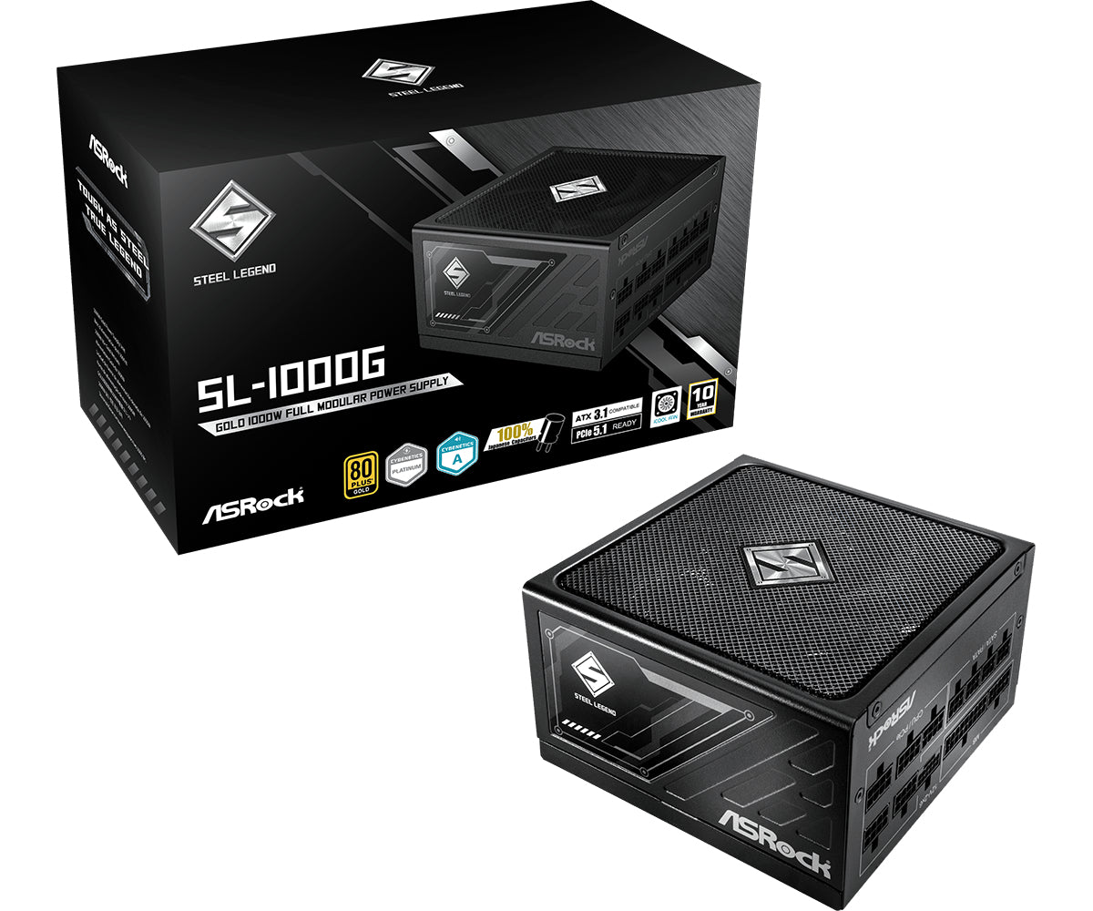 Power supply ASRock STEEL LEGEND 1000W 80 Plus Gold (90-UXS100-GFEAAA)