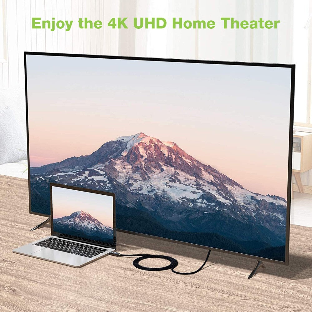 Techly DisplayPort 1.2 auf HDMI Kabel schwarz 2m
