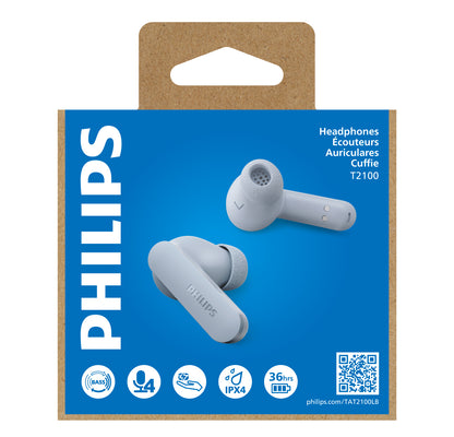 Philips TAT2100LB/00 Blue Wired Earphones