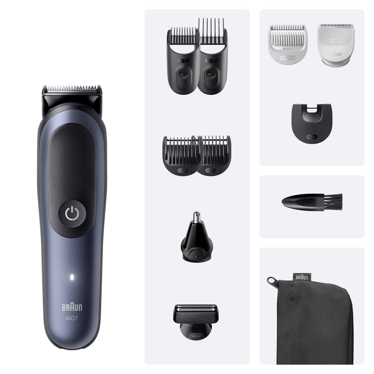 Braun All-in-One Series 7 AIO7540 Hair Clipper with Lithium-ion Battery (Li-Ion)