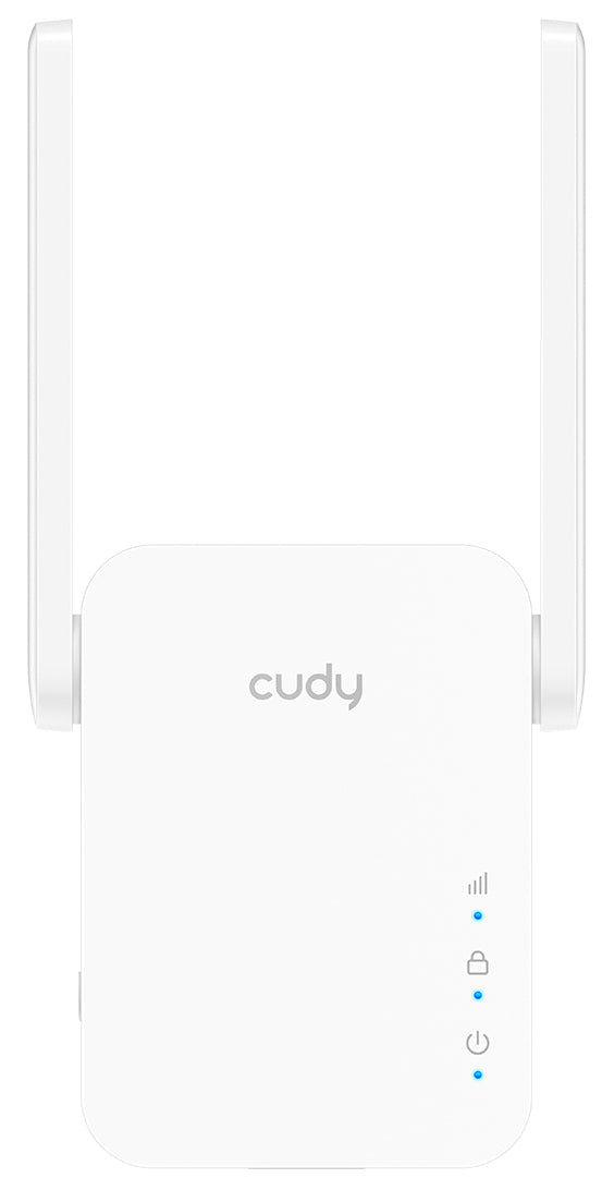 Cudy RE1200 Network Extender Repeater — White, 10/100 Mbps