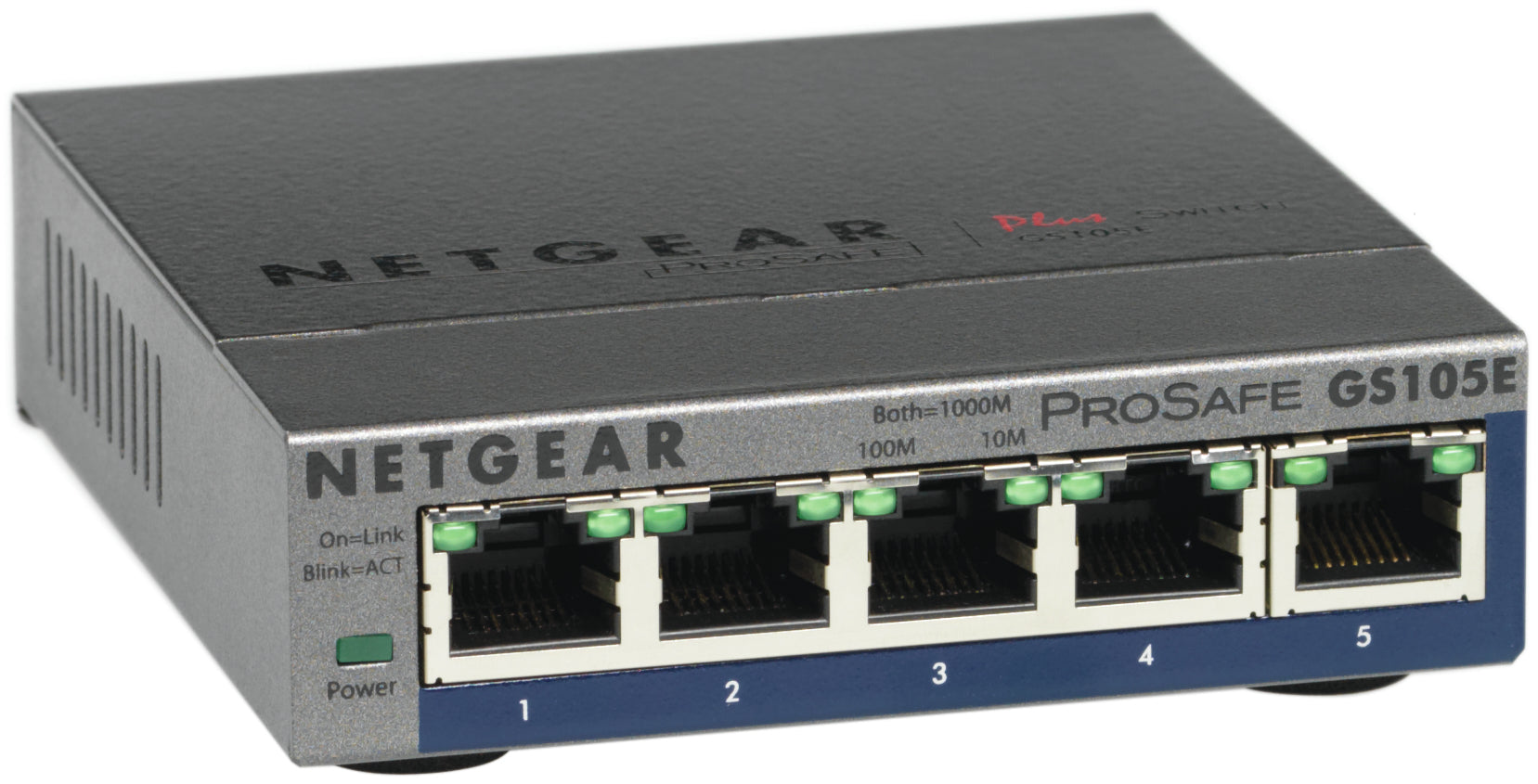 NETGEAR GS105E-200PES Managed L2/L3 Gigabit Ethernet Network Switch (10/100/1000 Mbps), Gray