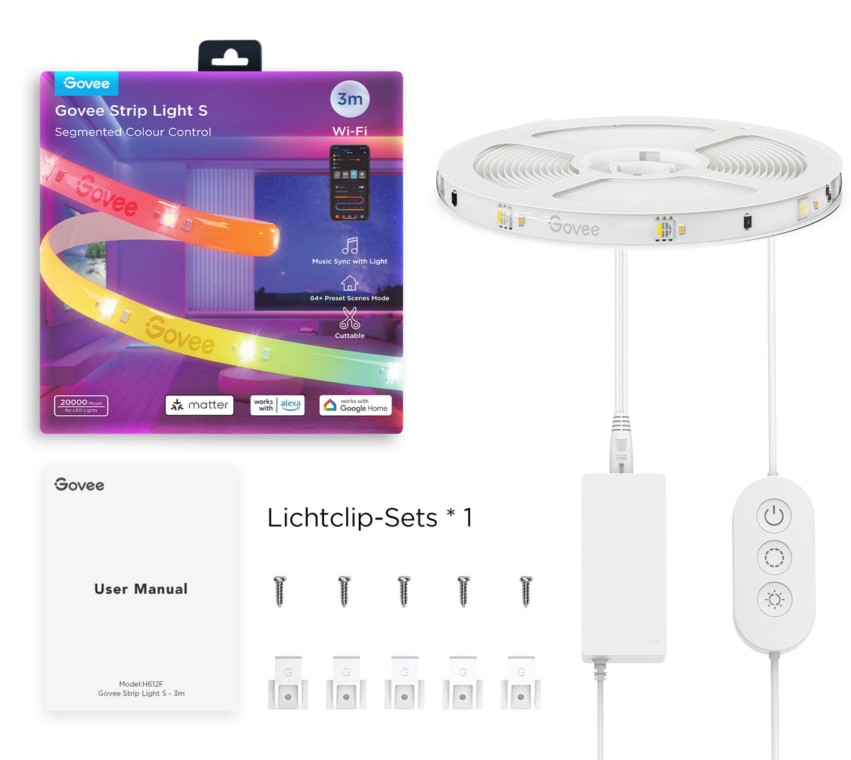 Govee LED Strip Lights Matter ready 3 Meter