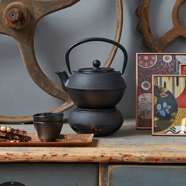 Bredemeijer Teapot Jang 1,1l cast iron black + Filter G002Z