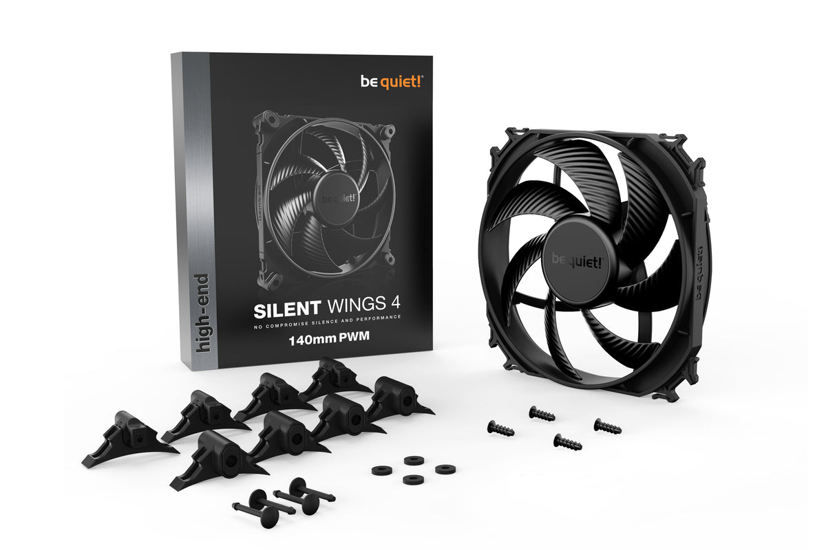 be quiet! Fan 140x140x25 SilentWings 4 PWM