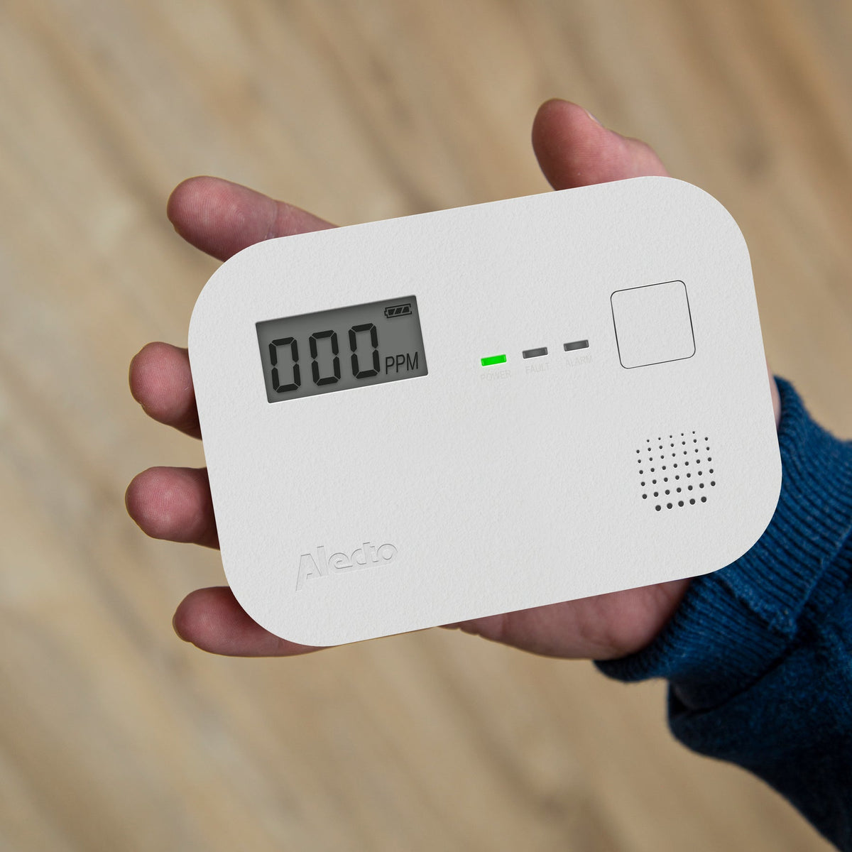 Alecto Carbon Monoxide Detector with 10-Year Sensor Lifespan and Display