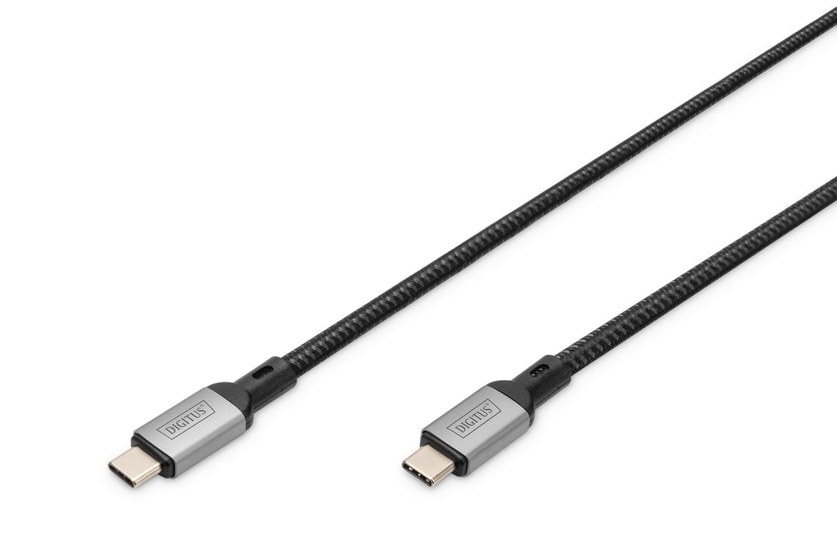DIGITUS Anschlusskabel USB4.0/C -> C  20Gbit/s    3m schwarz