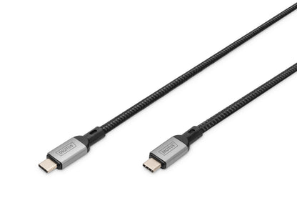 DIGITUS Anschlusskabel USB4.0/C -> C  20Gbit/s    3m schwarz