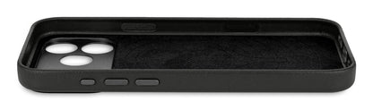 Decoded Leather Backcover for iPhone 17 Pro in Black
