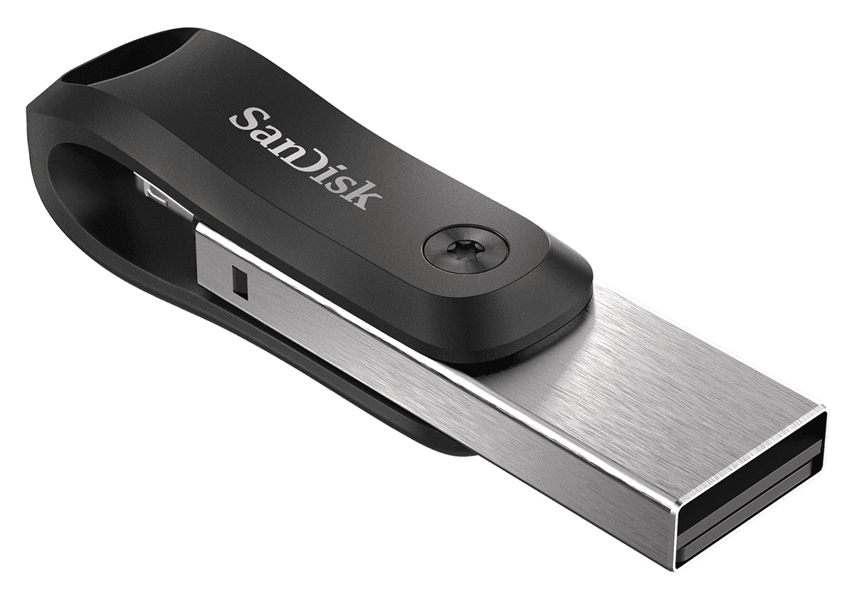 SanDisk iXpand USB flash drive 64 GB USB Type-A / Lightning 3.2 Gen 2 (3.1 Gen 2) Black, Silver