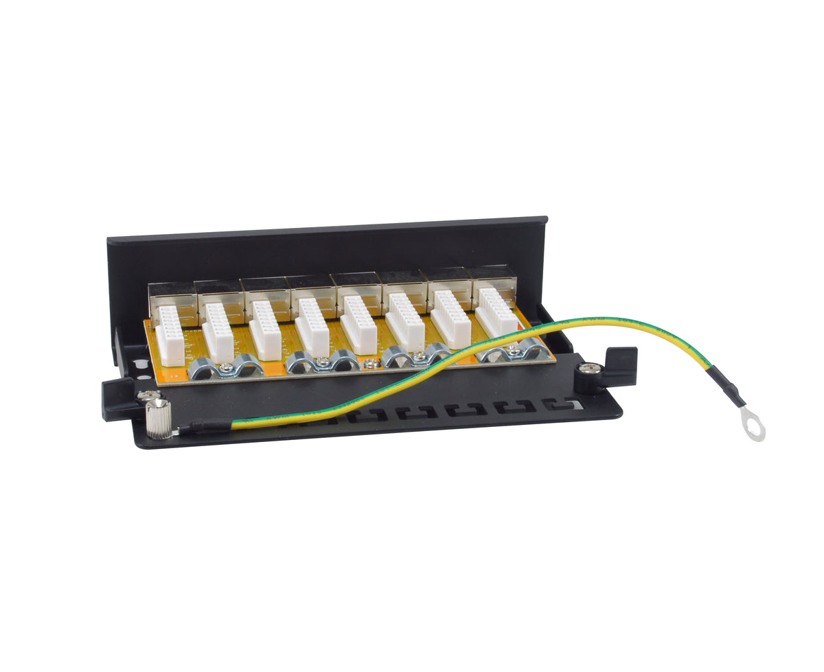 Equip Patchpanel  8xRJ45 Cat6a Desktop        500MHz RAL9005