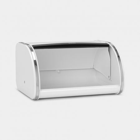 Brabantia Roll Top Bread Bin white, medium