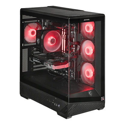 Actina PC AMD Ryzen 5 5600, 16 GB DDR4, 500 GB SSD, NVIDIA GeForce RTX 5060, Windows 11 Home - Midi Tower Black