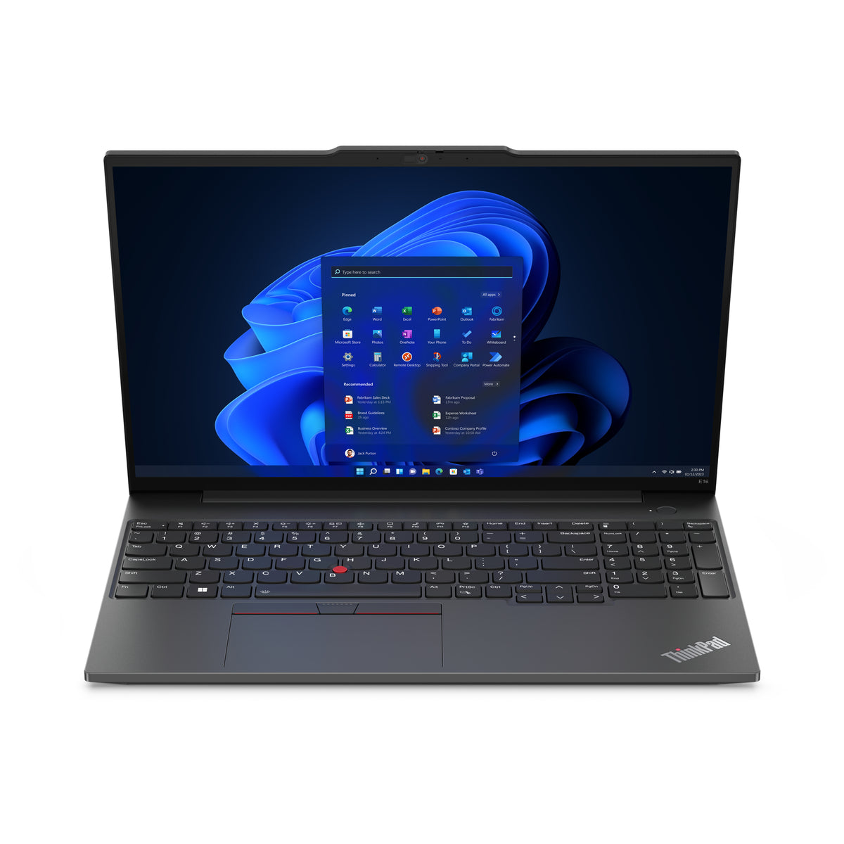 Lenovo ThinkPad E16 Gen 1 (Intel) Intel® Core™ i5 i5-1335U Laptop 40.6 cm (16") Touchscreen WUXGA 16 GB DDR4-SDRAM 512 GB SSD Wi-Fi 6 (802.11ax) Windows 11 Pro US English Black New Repack/Repacked
