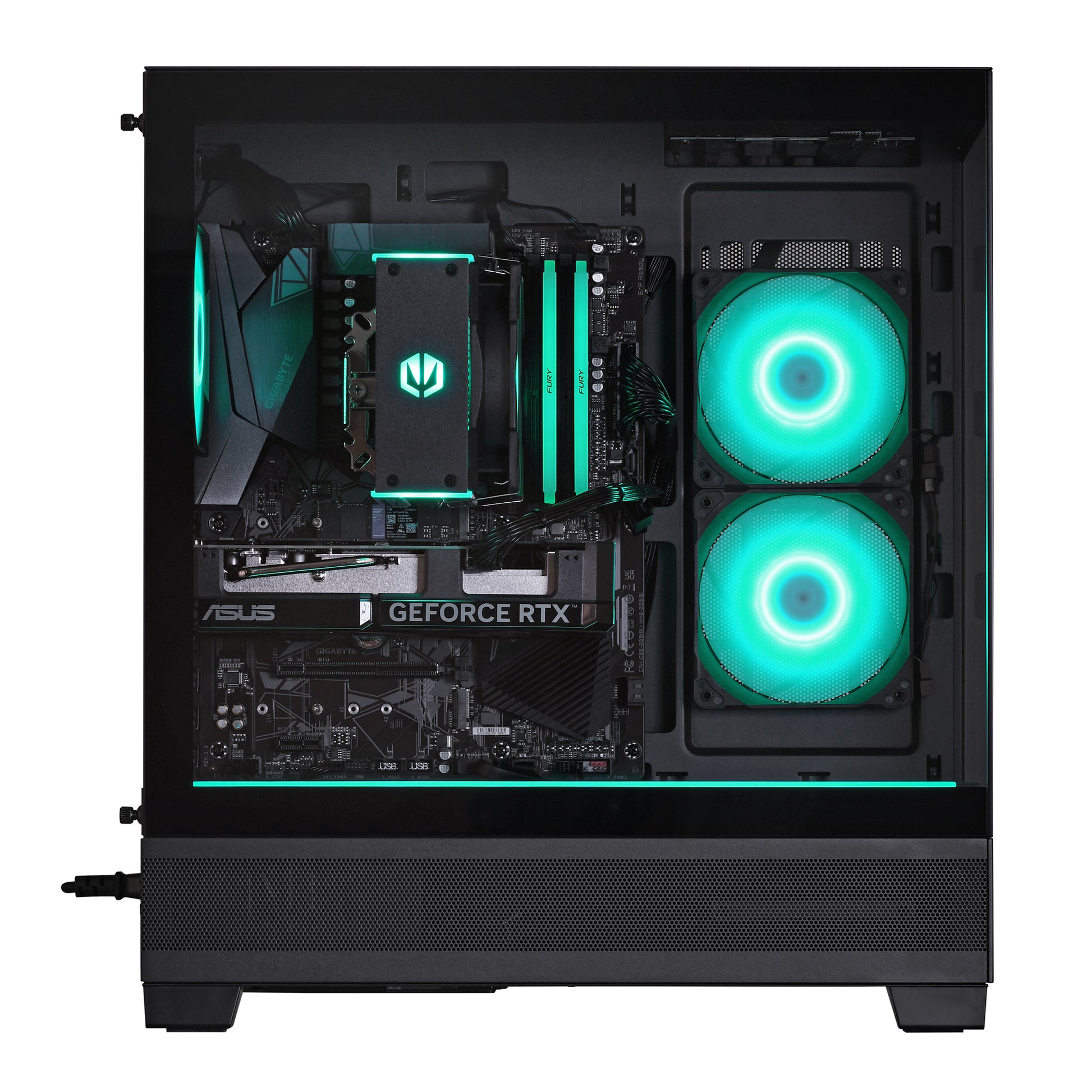Actina 5901443416463 PC AMD Ryzen™ 7 8700F 32 GB DDR5-SDRAM 1 TB SSD NVIDIA GeForce RTX 5070 Ti Midi Tower Black