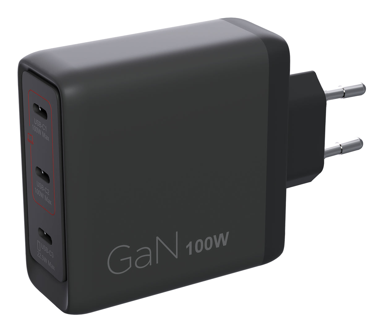 LENOVO 100W GaN 3 Ports USB-C Triple AC Adapter