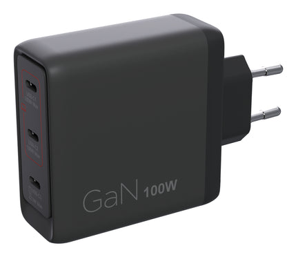 LENOVO 100W GaN 3 Ports USB-C Triple AC Adapter