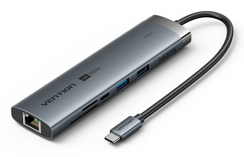 Vention USB-C 9-in-1 4K 60Hz 100W docking station