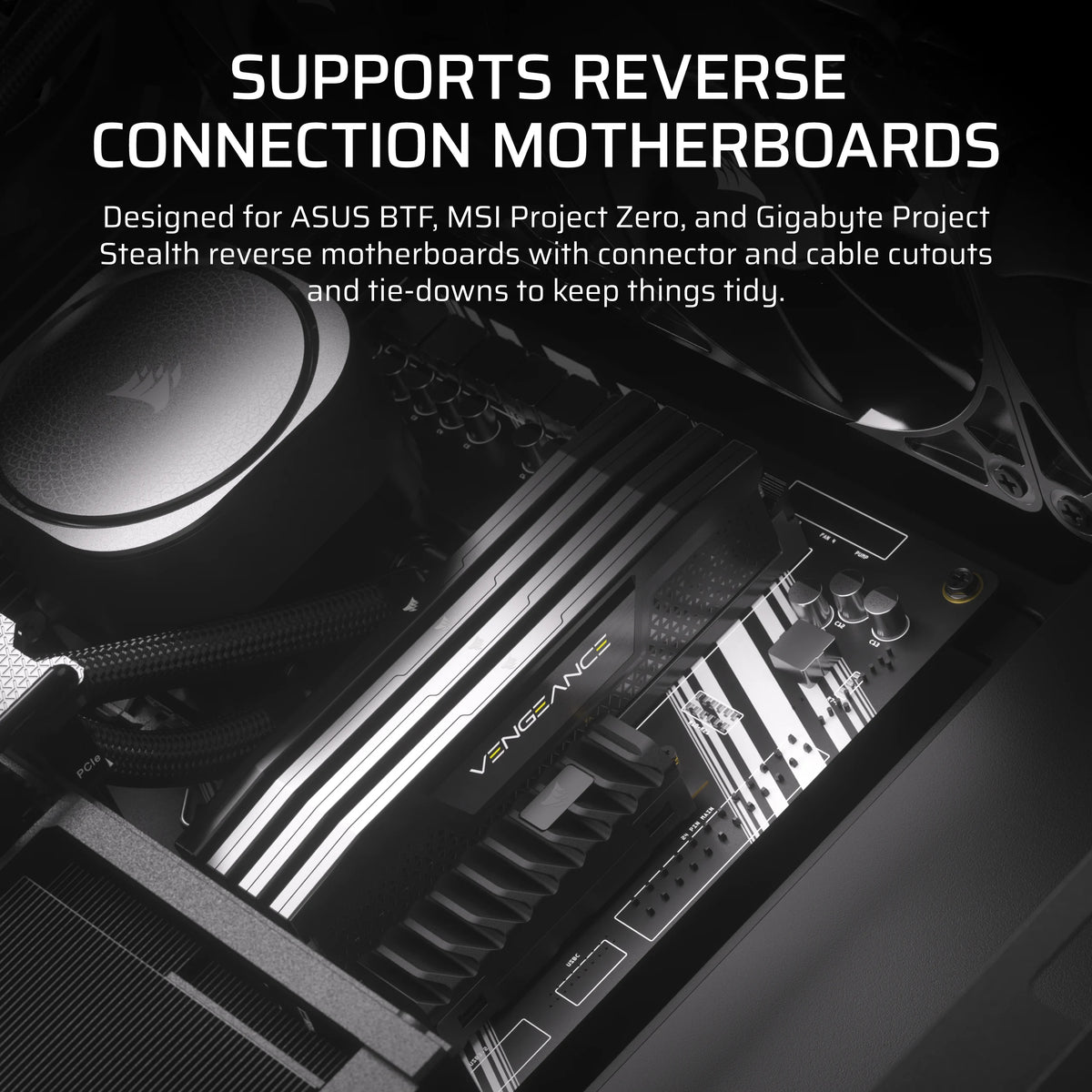 CORSAIR Geh Midi FRAME 4000D Mid-Tower, Black