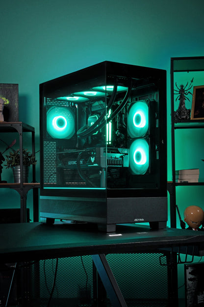 Actina 5901443416548 PC AMD Ryzen™ 7 7800X3D 32 GB DDR5-SDRAM 2 TB SSD NVIDIA GeForce RTX 5080 Midi Tower Black