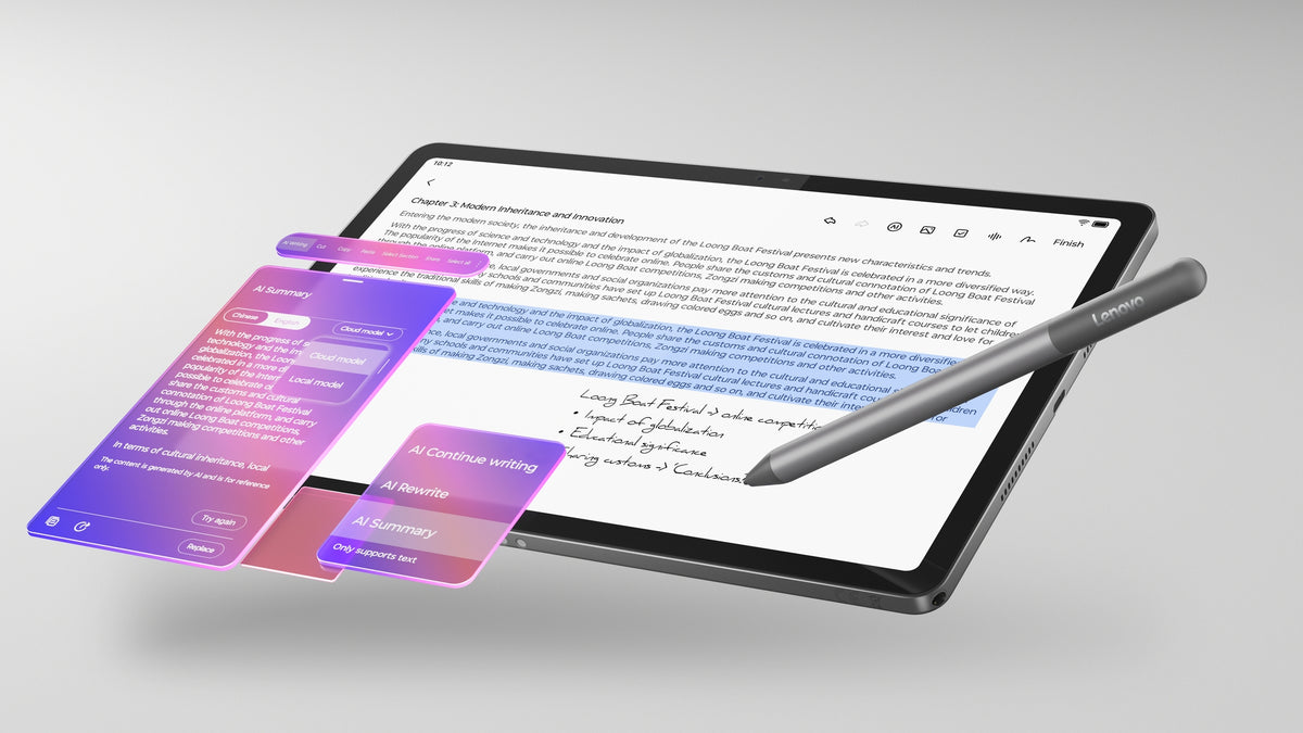 Lenovo Idea Tab Mediatek 128 GB 27.9 cm (11") 8 GB Wi‑Fi 5 (802.11ac) Android 15 Grey