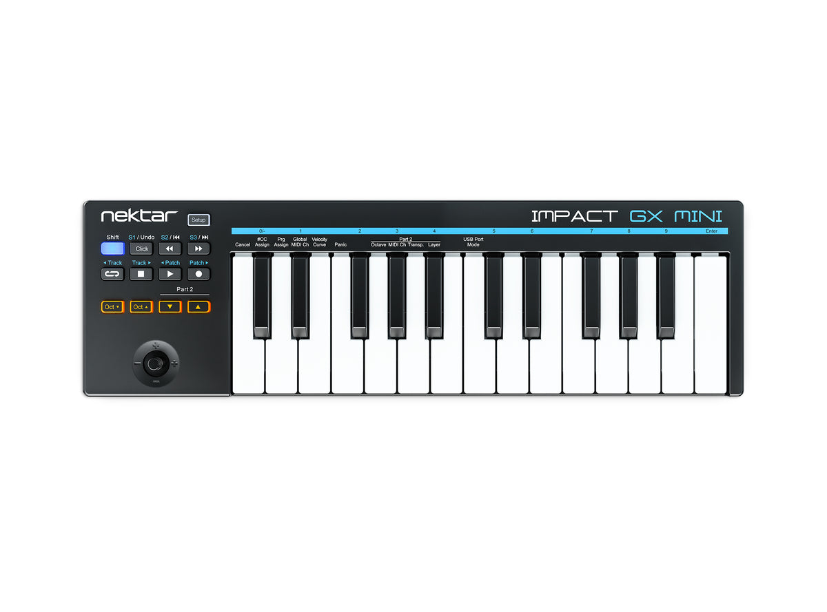 Nektar Impact GX Mini MIDI Keyboard 25 Keys USB Black