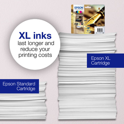 Epson ink cartridge XL yellow DURABrite Ultra T 163     T 1634