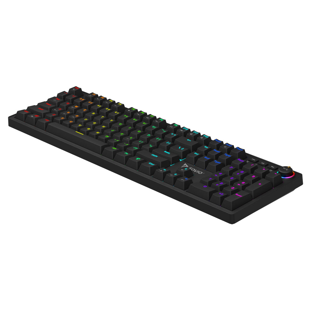 SAVIO STYX Mechanical Keyboard Outemu Red, Hot Swap, RGB