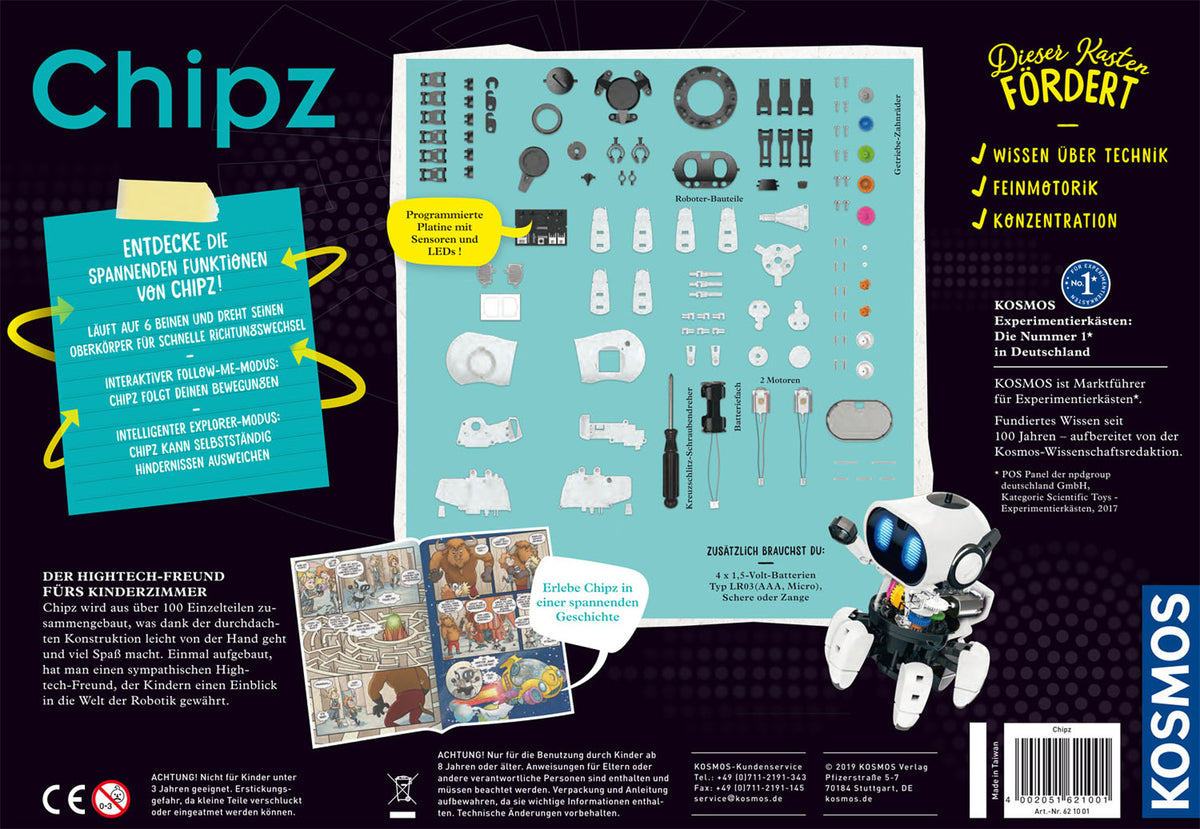 Kosmos Chipz - Dein intelligenter Roboter