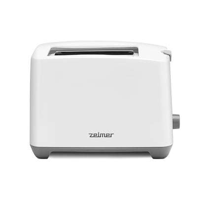 Zelmer ZTS7386 Toaster, 2 Slices, 750 W, White