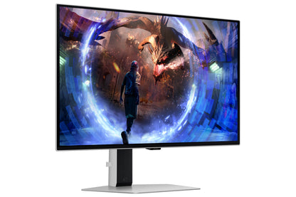 Samsung G60SD 27-Inch (68.6 cm) Quad HD OLED Computer Monitor 2560 x 1440 Pixels Silver
